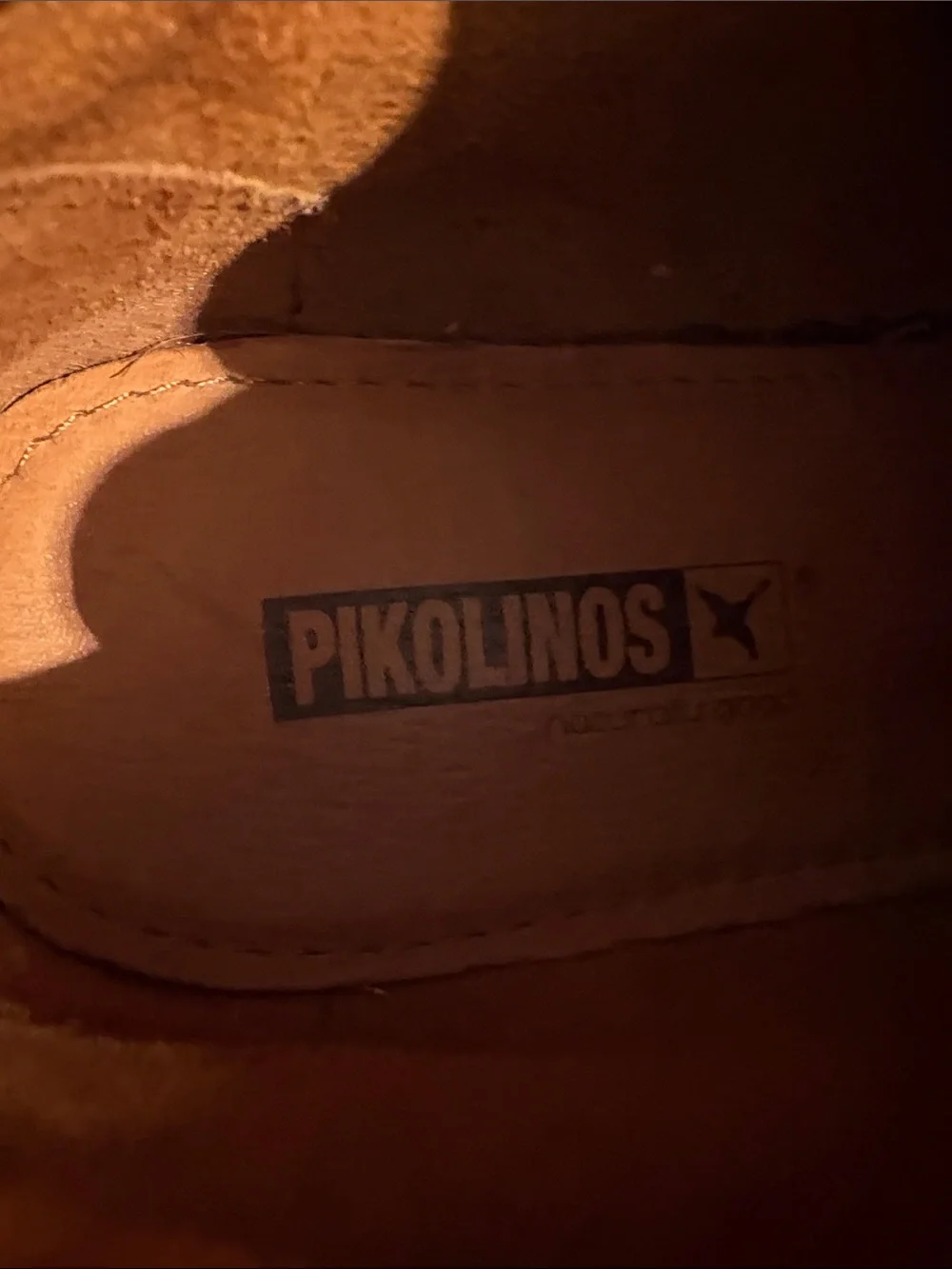 PIKOLINOS woman’s  Brown Leather Boots with Navy Tongue hiking boots - Picture 4 of 9